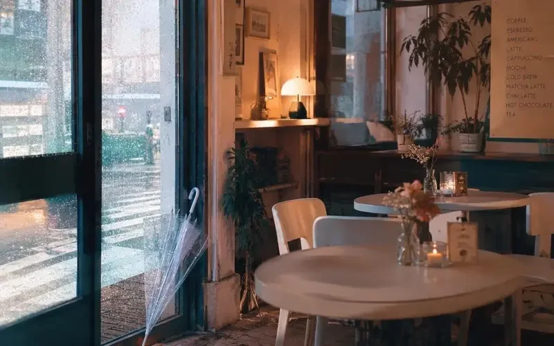 《雨巷咖啡屋》大结局解读：那把伞最后为什么留在了店里？ - 野果短剧入囗资讯配图